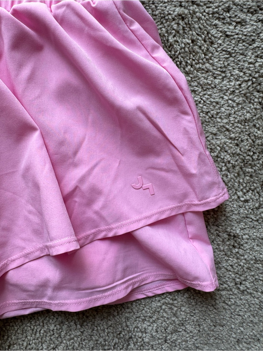 JoyLab Pink Layered Ruffle Athletic Shorts - Picture 2 of 3